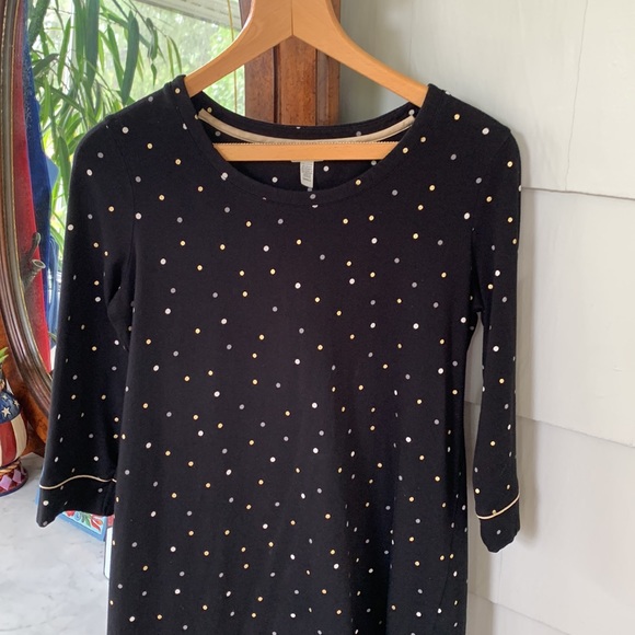 Soma Intimates Cotton Blend Nightgown Polka Dot - Picture 2 of 5